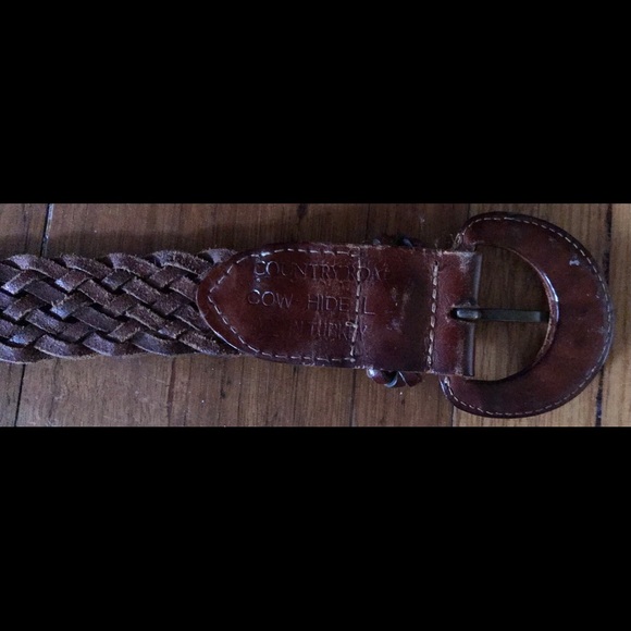 Vintage Genuine Leather Belt - Cognac - Country Road - Picture 5 of 5